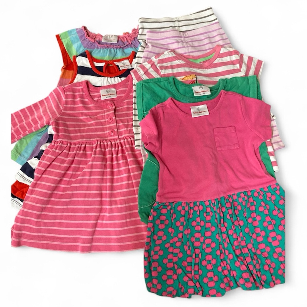 Hanna Andersson Colorful Kids Casual Dress Set lot